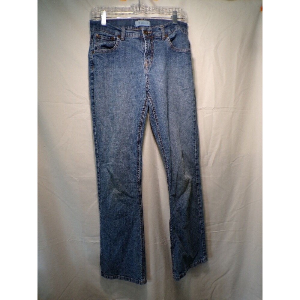 Kim Rogers Women's Blue Bootcut Jeans Size 6 Medium Wash Stretch Denim